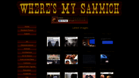 What Wheresmysammich.com website looked like in 2021 (4 years ago)