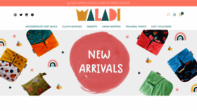 What Waladi.com.au website looked like in 2021 (2 years ago)