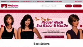 What Wigsalon.com website looked like in 2021 (3 years ago)