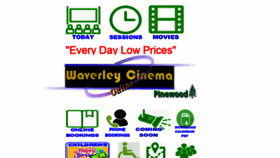 What Waverleycinema.com website looked like in 2021 (2 years ago)