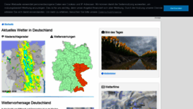 What Wetterkontor.de website looked like in 2021 (2 years ago)