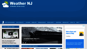 What Weathernj.com website looked like in 2021 (3 years ago)
