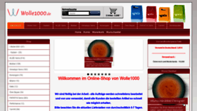 What Wolle1000.de website looked like in 2021 (3 years ago)