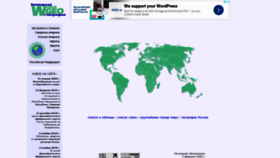What Worldgeo.ru website looked like in 2021 (2 years ago)