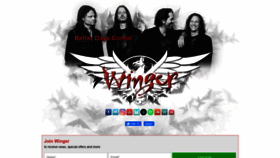 What Wingertheband.com website looked like in 2021 (2 years ago)