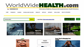 What Worldwidehealth.com website looked like in 2021 (2 years ago)