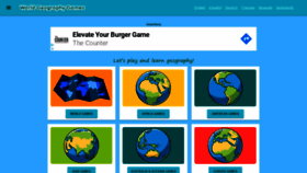 What World-geography-games.com website looked like in 2021 (2 years ago)