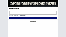 What Wordfeudcheat.co.uk website looked like in 2021 (2 years ago)