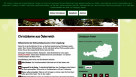 What Weihnachtsbaum.at website looked like in 2021 (2 years ago)