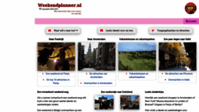 What Weekendplanner.nl website looked like in 2021 (2 years ago)