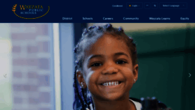 What Wayzataschools.org website looked like in 2021 (2 years ago)