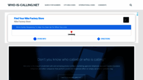 What Who-is-calling.net website looked like in 2021 (2 years ago)