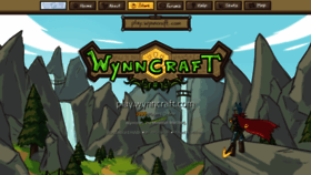 What Wynncraft.com website looked like in 2021 (2 years ago)