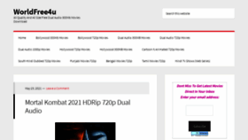 What Worldfree4u.pink website looked like in 2021 (3 years ago)
