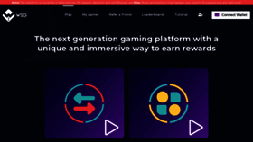 What Wsg.gg website looked like in 2021 (4 years ago)