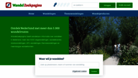 What Wandelzoekpagina.nl website looked like in 2021 (2 years ago)