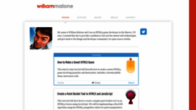 What Williammalone.com website looked like in 2021 (2 years ago)