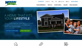 What Wausauhomes.com website looked like in 2021 (2 years ago)
