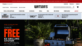 What Watsons.com website looked like in 2021 (2 years ago)