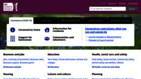 What Warwickdc.gov.uk website looked like in 2021 (2 years ago)