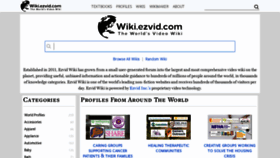 What Wiki.ezvid.com website looked like in 2021 (2 years ago)
