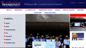 What Williamsvillek12.org website looked like in 2021 (2 years ago)