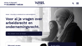 What Wesseljuristen.nl website looked like in 2021 (2 years ago)