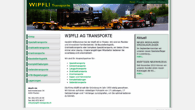 What Wipfli-transporte.ch website looked like in 2021 (2 years ago)