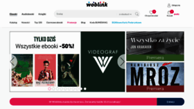 What Woblink.com website looked like in 2021 (2 years ago)