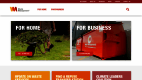 What Wastemanagement.co.nz website looked like in 2021 (2 years ago)