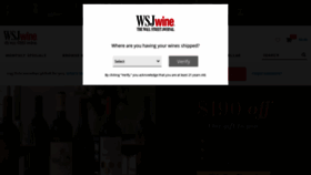 What Wsjwine.com website looked like in 2021 (2 years ago)