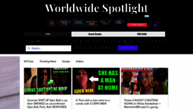 What Worldwidespotlight.com website looked like in 2021 (2 years ago)
