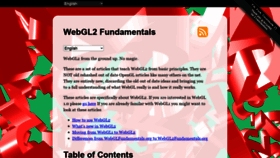 What Webgl2fundamentals.org website looked like in 2021 (2 years ago)