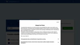 What Wisselkoers.nl website looked like in 2021 (4 years ago)