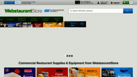 What Webstaurantstore.com website looked like in 2021 (2 years ago)