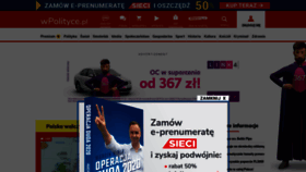 What Wpolityce.pl website looked like in 2021 (2 years ago)