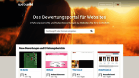 What Webwiki.de website looked like in 2021 (2 years ago)