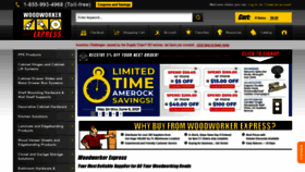 What Woodworkerexpress.com website looked like in 2021 (2 years ago)