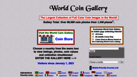 What Worldcoingallery.com website looked like in 2021 (2 years ago)