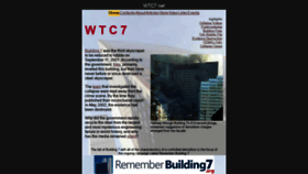 What Wtc7.net website looked like in 2021 (2 years ago)
