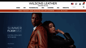 What Wilsonsleather.com website looked like in 2021 (2 years ago)