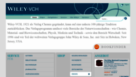 What Wiley-vch.de website looked like in 2021 (2 years ago)