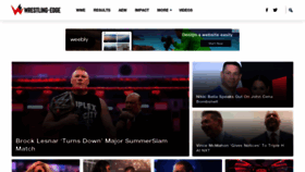 What Wrestling-edge.com website looked like in 2021 (2 years ago)
