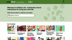 What Wikihow.life website looked like in 2021 (2 years ago)