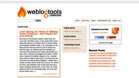 What Weblogtoolscollection.com website looked like in 2021 (2 years ago)