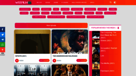 What Weefilm.live website looked like in 2021 (4 years ago)