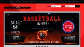 What Wagerroom.com website looked like in 2021 (2 years ago)