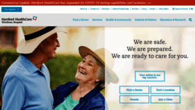 What Windhamhospital.org website looked like in 2021 (2 years ago)