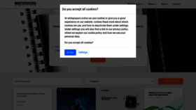 What Whitepapers.online website looked like in 2021 (4 years ago)