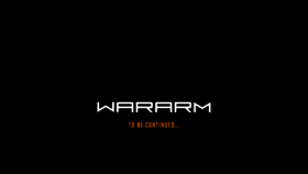 What Wararm.eu website looked like in 2021 (2 years ago)